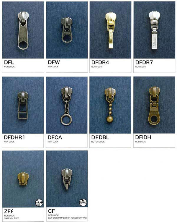 金属ファスナー 5M用 （ロック無し）スライダー