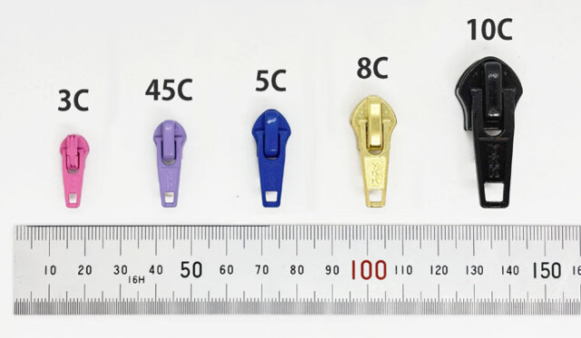 スライダー 大きさ比較 金属