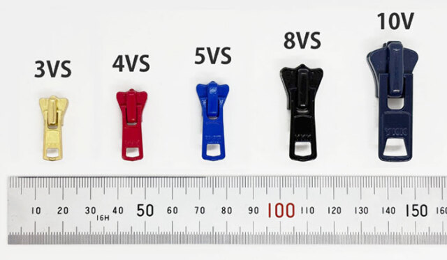 スライダー　大きさ比較　金属